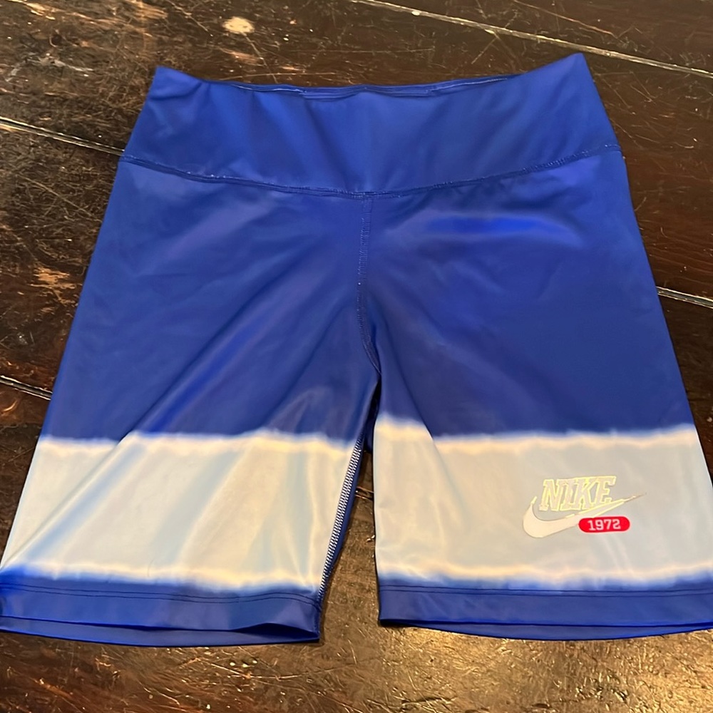 Nike large spandex blue